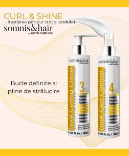 АКЦИОННЫЙ НАБОР для кудрявых и волнистых волос Somnis & Hair Curl Shine (Крем для создания локонов 180мл, Спрей 180мл)