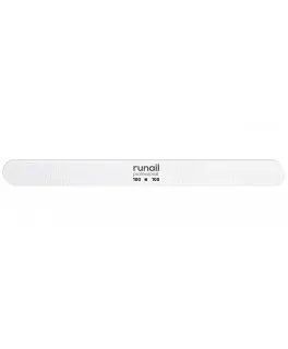 Runail PP 4717 Pila profesionala 100/100 pentru unghii artificiale (alb, rotungita)