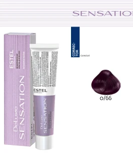 Corector color pentru par DE LUXE SENSATION, 0/66 Violet, 60 ml