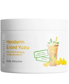 Mus cu aroma de mandarina si yuzu pentru corp Nacomi, 180 ml