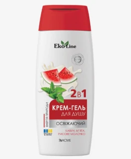 Crema gel pentru dus 2 in 1 Revigorant Acme EcoLine, 250 ml