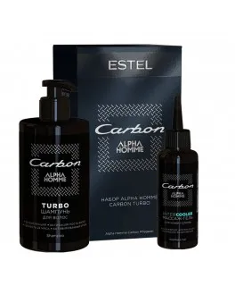 Set tratament pentru păr ESTEL CARBON TURBO (Șampon 435 ml, Gel-masaj 115 ml)