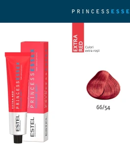 Vopsea cremă permanentă pentru păr PRINCESS ESSEX EXTRA RED, 66/54  Castaniu inchis roșu-aramiu, 60 ml