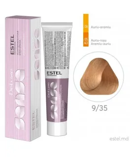 Vopsea-cremă semipermanentă pentru păr DE LUXE SENSE, 9/35 Blond auriu-roşu, 60 ml