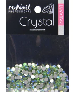 Runail DU 4139 Cristale 2.3 mm (holografic, verde-albastru)