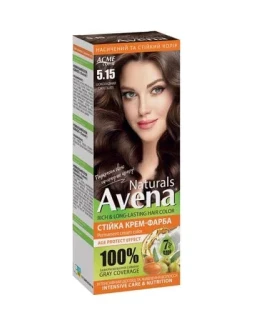 Vopsea crema permanenta pentru par Acme Avena Naturals, 5.15 Ciocolata, 115 ml