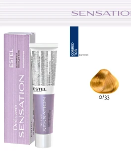 Corector color pentru par DE LUXE SENSATION, 0/33 Galben, 60 ml