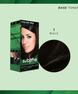 Set pentru vopsirea părului Sublime Professional, 1 Negru