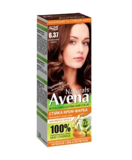 Vopsea crema permanenta pentru par Acme Avena Naturals, 6.37 Caramel, 115 ml