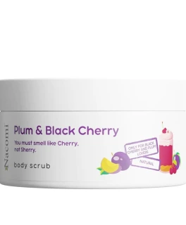 Scrub cu aroma de prune si visine pentru corp Nacomi, 100 ml