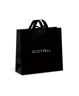 Geanta shopper COTRIL (neagra, 22 X 31 X 10, logo Cotril)