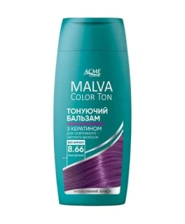 Тонирующий бальзам для осветленных и светлых волос Acme Malva Color Ton, 8.66 Лаванда, 180 мл