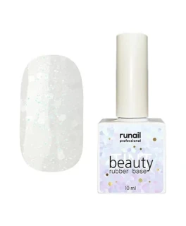 Baza de cauciuc Runail BeautyTINT №6773, 10 ml (glitter mix)