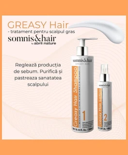 АКЦИОННЫЙ НАБОР для жирных волос Somnis & Hair Greasy Hair (Шампунь 300мл, Лосьон 100мл)