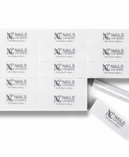 Мини бафик 100/180 грит серый Nails Company, 15 шт.