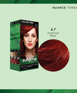 Set pentru vopsirea parului Sublime Professional, 6.7 Rosu intens