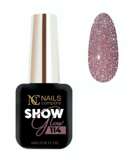 Oja semipermanenta reflectorizant Gelique Glow Show 114 Nails Company, 6 ml