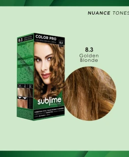 Set pentru vopsirea parului Sublime Professional, 8.3 Blond auriu