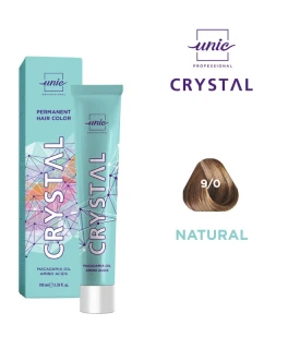 Vopsea crema pentru par Crystal Unic Professional, Blond 9/0, 100 ml