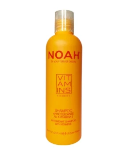 Șampon antioxidant cu proteine de grâu hidrolizate și vitamina E Vitamins Noah, 250 ml