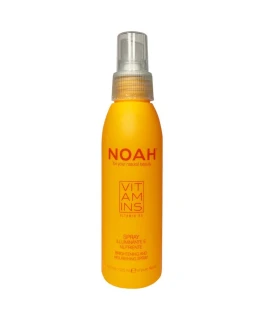 Spray iluminator și hrănitor cu vitamina B5 și ulei de in, migdale și chia Vitamins Noah, 150 ml