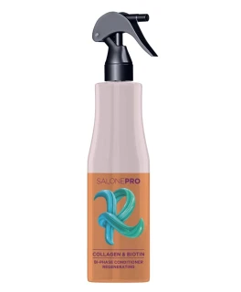 Spray balsam bifazic regenerare pentru par uscat Biotin Collagen Salone Pro Unic Professional, 400 ml