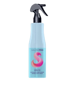 Spray balsam bifazic pentru par deteriorat Keratin Salone Pro Unic Professional, 400 ml