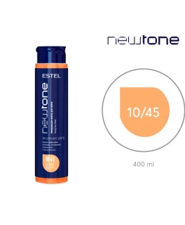 Mască nuanţatoare NewTone, 10/45 Blond deschis aramiu-rosu, 400 ml