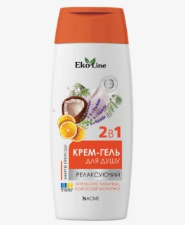 Crema gel pentru dus 2 in 1 Relax Acme EcoLine, 250 ml