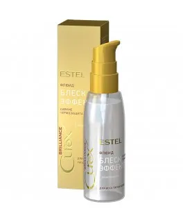 Fluid-luciu cu protecție termică pentru toate tipurile de păr ESTEL Curex Brilliance, 100 ml