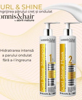 АКЦИОННЫЙ НАБОР для кудрявых и волнистых волос Somnis & Hair Curl Shine (Шампунь 300мл, Маска 300мл)