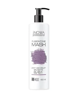 Masca nuantatoare pentru par Acme Prof jNowa FusionTone, Brunet deschis cenusiu-violet - 8/61, 400 ml