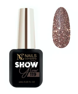Oja semipermanenta reflectorizant Gelique Glow Show 119 Nails Company, 6 ml