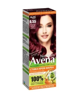 Vopsea crema permanenta pentru par Acme Avena Naturals, 6.55 Ciocolata cu visine, 115 ml