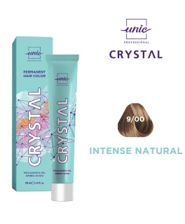 Vopsea crema pentru par Crystal Unic Professional, Blond pentru par alb 9/00, 100 ml